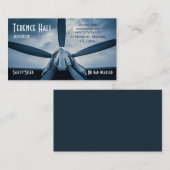 Carte De Visite Vitesse de sécurité de l'aviateur personnalisable (Devant / Derrière)