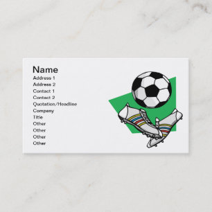 Carte De Visite Vitesse du football