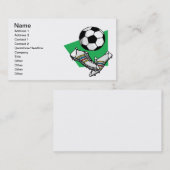 Carte De Visite Vitesse du football (Devant / Derrière)