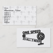 Carte De Visite Vitesse simple, vélos de piste, BMX, vélo à engren (Devant / Derrière)