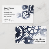 Carte De Visite Vitesses d'aquarelle (Devant / Derrière)