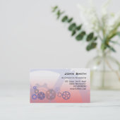 Carte De Visite Vitesses mécaniques rouges (Debout devant)