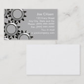 Carte De Visite vitesses ou dents mécaniques (Devant / Derrière)