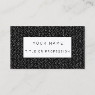 Carte De Visite Vitrail noir