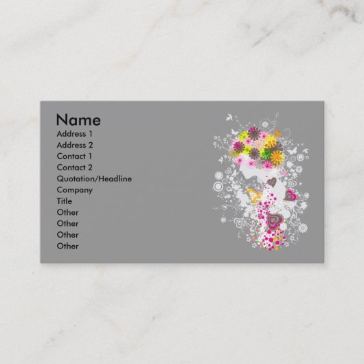 Carte De Visite Vivace (Devant)