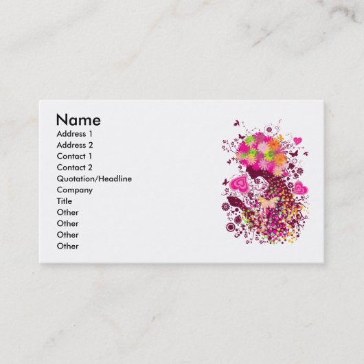 Carte De Visite Vivace (Devant)