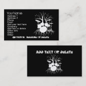 Carte De Visite Vivent le battement au rythme de la création (Devant / Derrière)