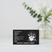 Carte De Visite Vivent le battement au rythme de la création (Debout devant)