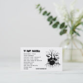 Carte De Visite Vivent le battement au rythme de la création (Debout devant)