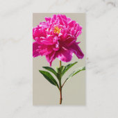 Carte De Visite Vivid Peony rose (Dos)