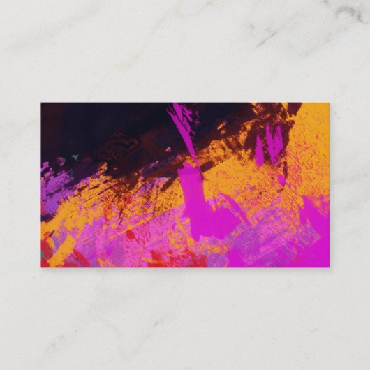 Carte De Visite Vivid Scape Abstrait (Devant)