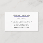 Carte De Visite Vivid Shimmerger L'Encre Splash (Dos)