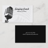 Carte De Visite Vocaliste (Devant / Derrière)