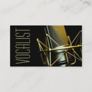Carte De Visite Vocaliste, Chanteur, Interprète, Musique, Cours M