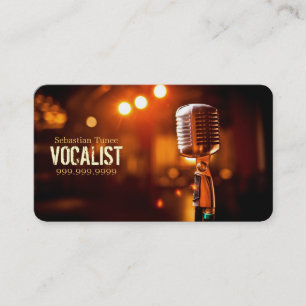 Carte De Visite Vocaliste, Chanteur, Interprète, Musique, Cours M