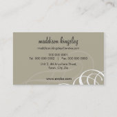 CARTE DE VISITE :: vogue de designer L15 (Dos)