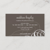 CARTE DE VISITE :: vogue design P1 (Dos)