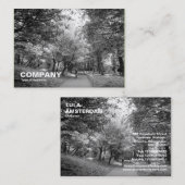 Carte De Visite Voie cyclable N&B (Devant / Derrière)