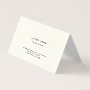 Carte De Visite Voie lactée Plain Professionnel Minimaliste Modern