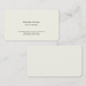 Carte De Visite Voie Lactée Plain Professionnel Moderne Minimailst (Devant / Derrière)