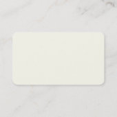Carte De Visite Voie Lactée Plain Professionnel Moderne Minimailst (Dos)