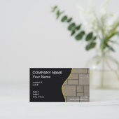 Carte De Visite voie rectangulaire de bloc (Debout devant)