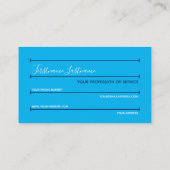 Carte De Visite Voies de natation coach nageur nageur piscine (Dos)