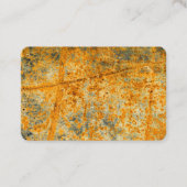 Carte De Visite voies de rouille acide (Devant)