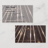 Carte De Visite Voies de train (Devant / Derrière)