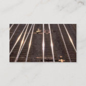 Carte De Visite Voies de train (Dos)