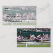 Carte De Visite Voies d'emballage de chevaux (Devant / Derrière)