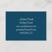 Carte De Visite Voile (Dos)