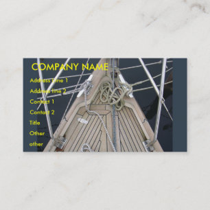 Carte De Visite Voile