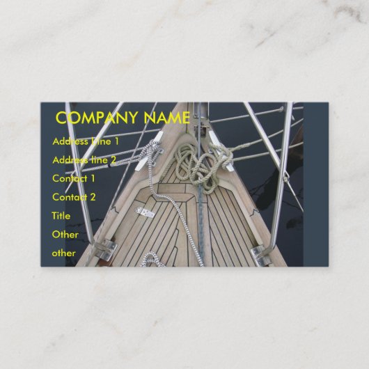 Carte De Visite Voile (Devant)