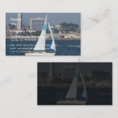 Carte De Visite Voilier (Devant / Derrière)