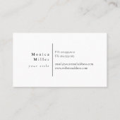 carte de visite voilier (Dos)