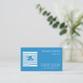 Carte De Visite Voilier (Debout devant)