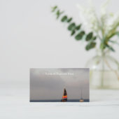 Carte De Visite Voilier coloré (Debout devant)