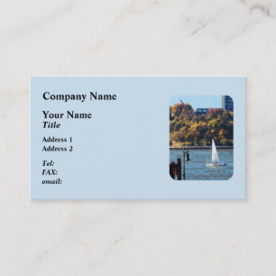 Carte De Visite Voilier Près De Chelsea Pier