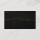 Carte De Visite Voiliers Nightt de l'eau de bâtiments d'horizon de (Dos)