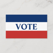 Carte De Visite VOIR Blancs rouges et Bleus (Devant)