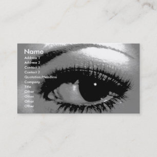 Carte De Visite Voir croit/bel oeil