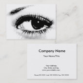 Carte De Visite Voir croit/bel oeil (Devant / Derrière)