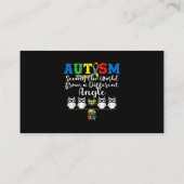 Carte De Visite Voir le monde à partir d'une Sensibilisation sur l (Dos)