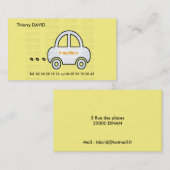 CARTE DE VISITE VOITURE (Devant / Derrière)
