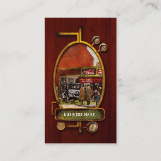 Carte De Visite Voiture - Accident - Chercher le numéro un 1921 (Devant)