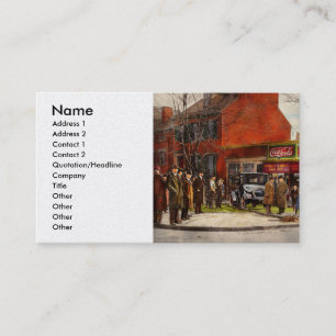Carte De Visite Voiture - Accident - Se préoccupant du numéro un 1