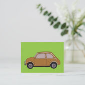 Carte De Visite Voiture Ancienne (Debout devant)