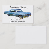 Carte De Visite Voiture ancienne 1964 de Chevrolet Impala (Devant / Derrière)