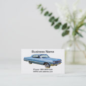 Carte De Visite Voiture ancienne 1964 de Chevrolet Impala (Debout devant)